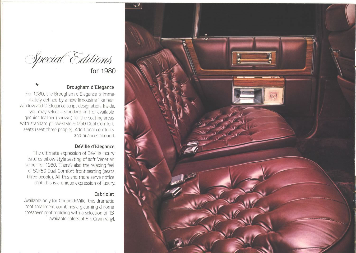 1980 Cadillac Preview Brochure Page 11